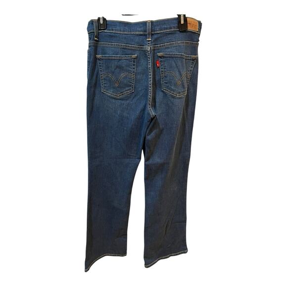 Levi's 512 Women’s Perfectly SLIMMING Bootcut 12M Dark Blue Stretch LEVG685 - Picture 6 of 10